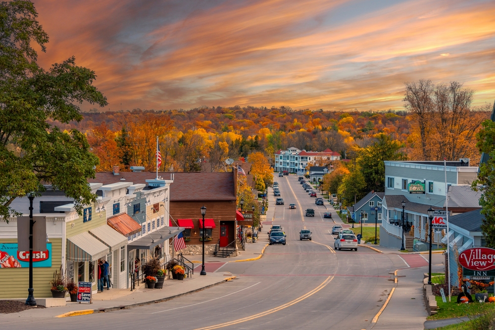 downtown sister bay